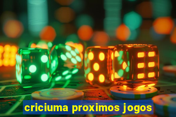 criciuma proximos jogos